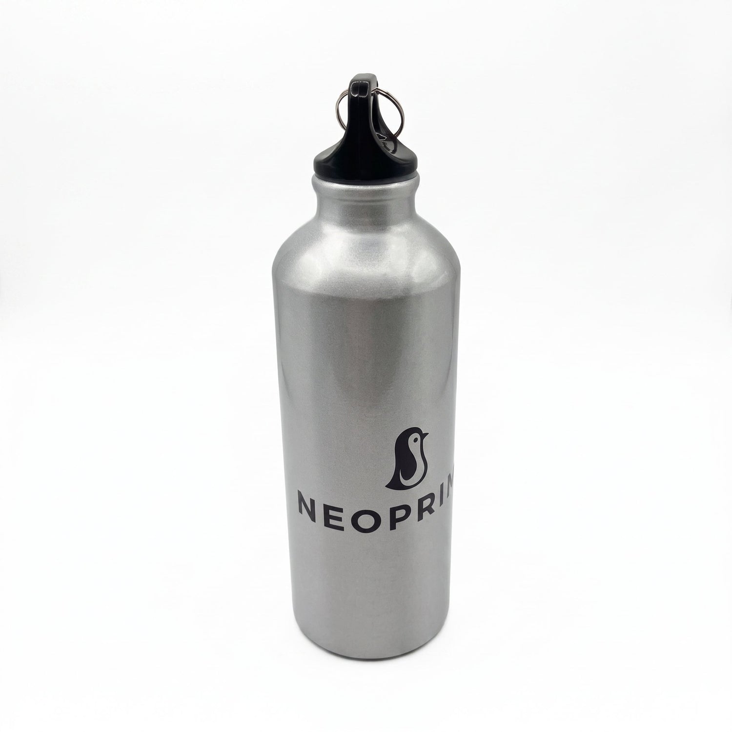 Botella de Metal Neoprime 500 ml Reutilizable y Resistente — foto 1, botella metal gris neoprime